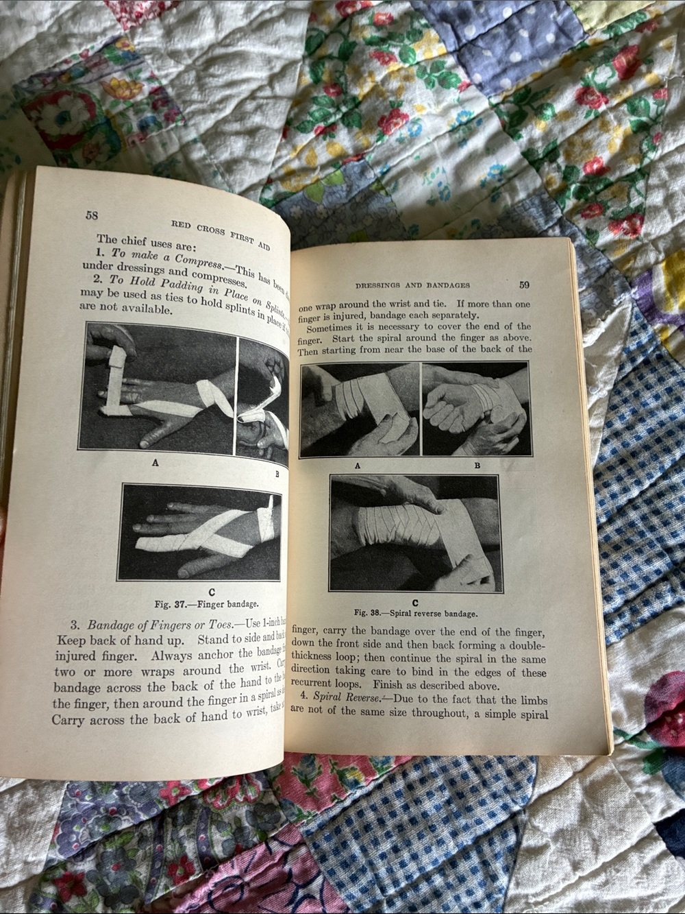Vintage American Red Cross First Aid Text-Book - Tan Cover with Red Cross - Picture 5 of 10
